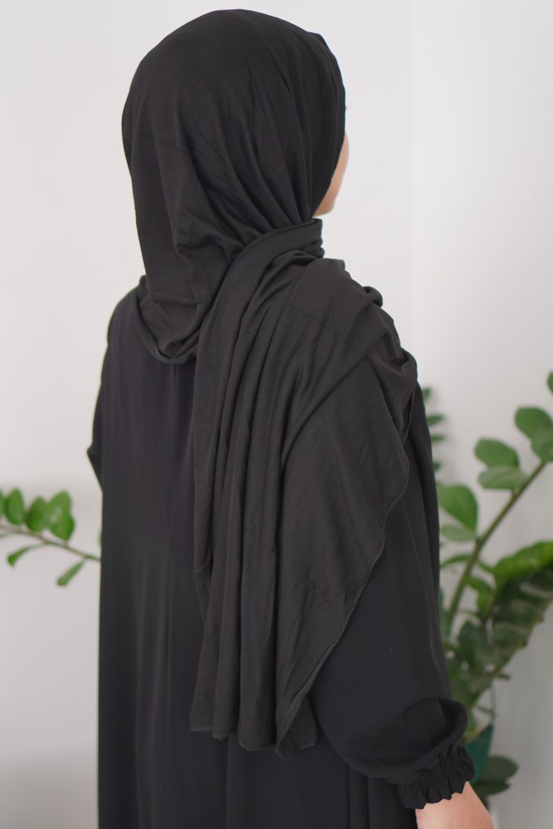 Jersey Black Overlock