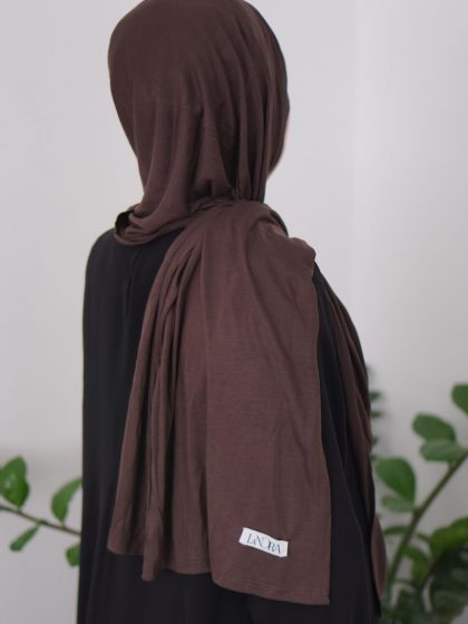 Jersey Brown Faded Denim