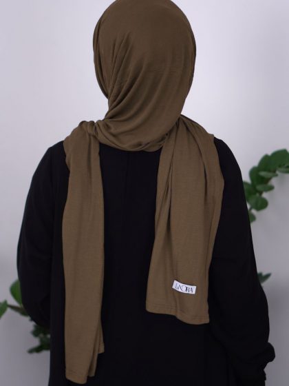 Jersey Mocha Faded Denim